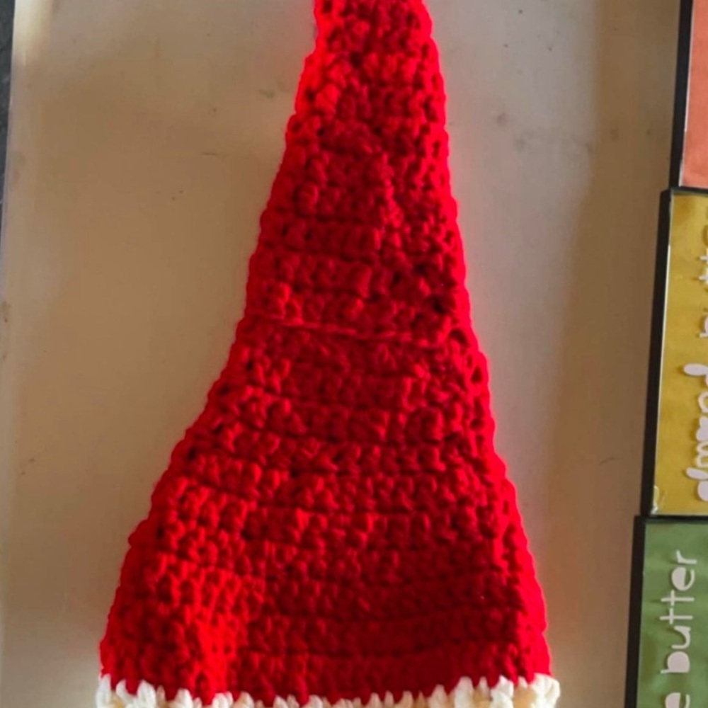 Handmade Red Santa Hat